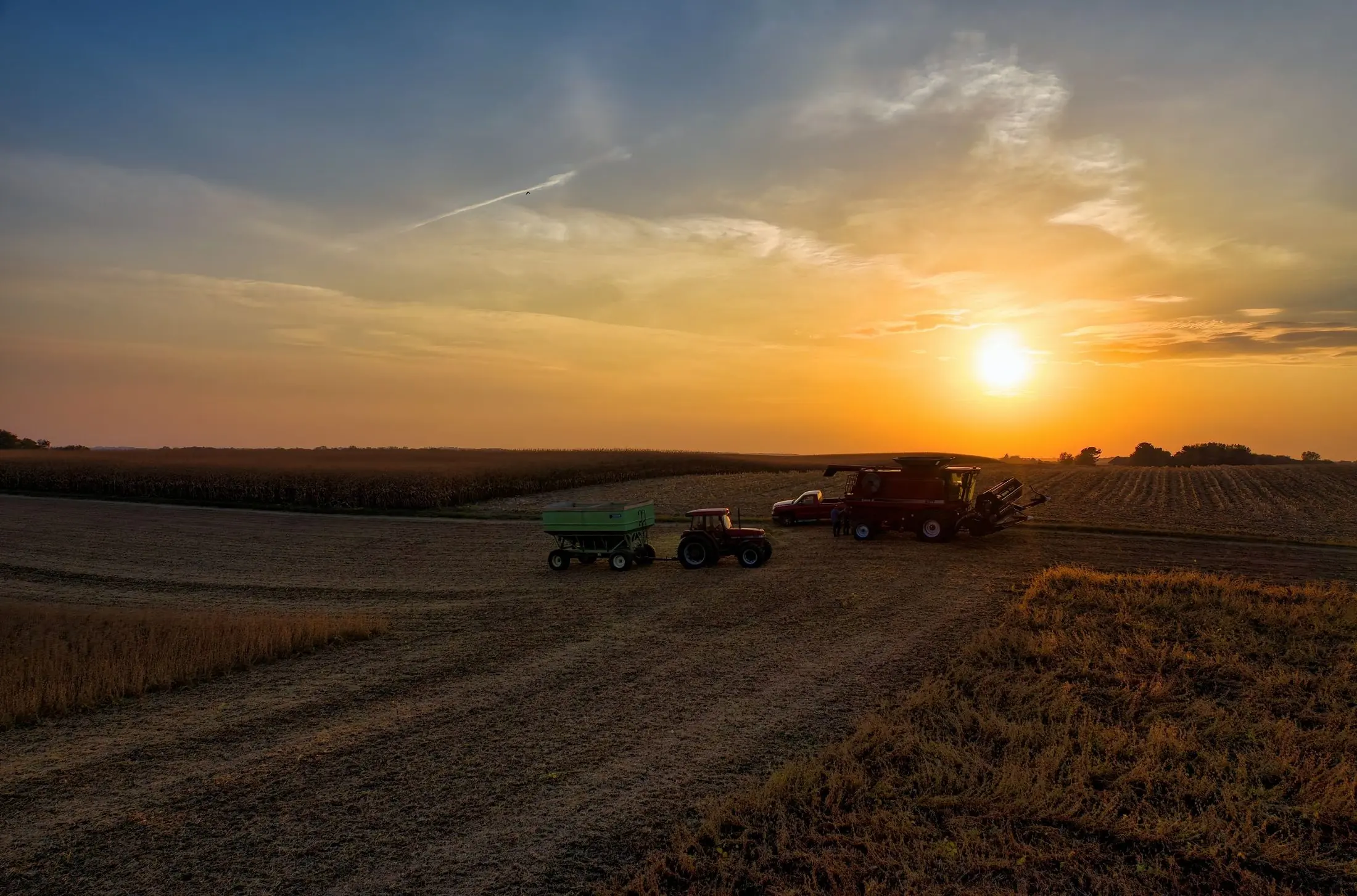 Band Harvest Sunset